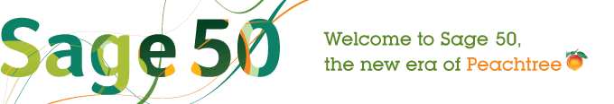 Welcome to Sage 50, the new era of Peachtree.